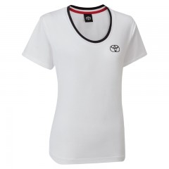 TOYOTA COLLECTION LADIES WHITE T-SHIRT